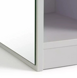Prime Mirrored Narrow Tallboy - White ( B Grade )
