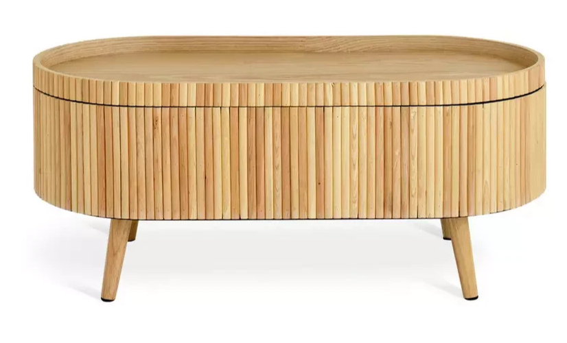 Riona Coffee Table Natural | Living Room Wooden Centre Table Furniture