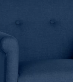 Evie Fabric Armchair in a Box - Navy