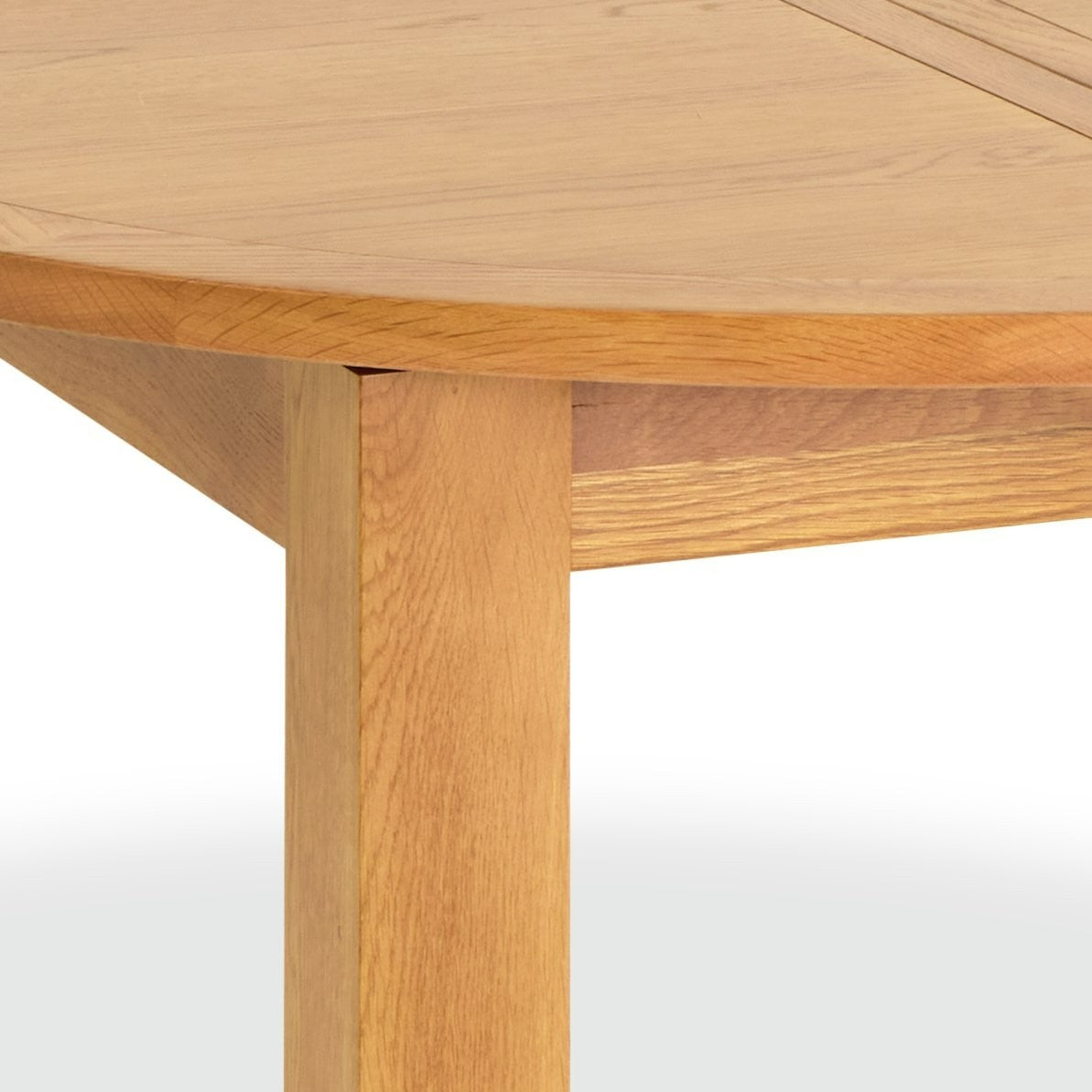 Home Ashwell 4 Seater Oak Dining Table - Natural | Modern Family Dining