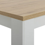 Preston Extending Dining Table - Grey & Oak | Two-tone table,extension mechanism