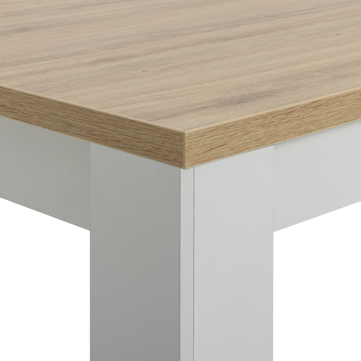 Preston Extending Dining Table - Grey & Oak | Two-tone table,extension mechanism