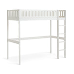 Ronnie High Sleeper Single Bed Frame - White | Space-saving high sleeper bed