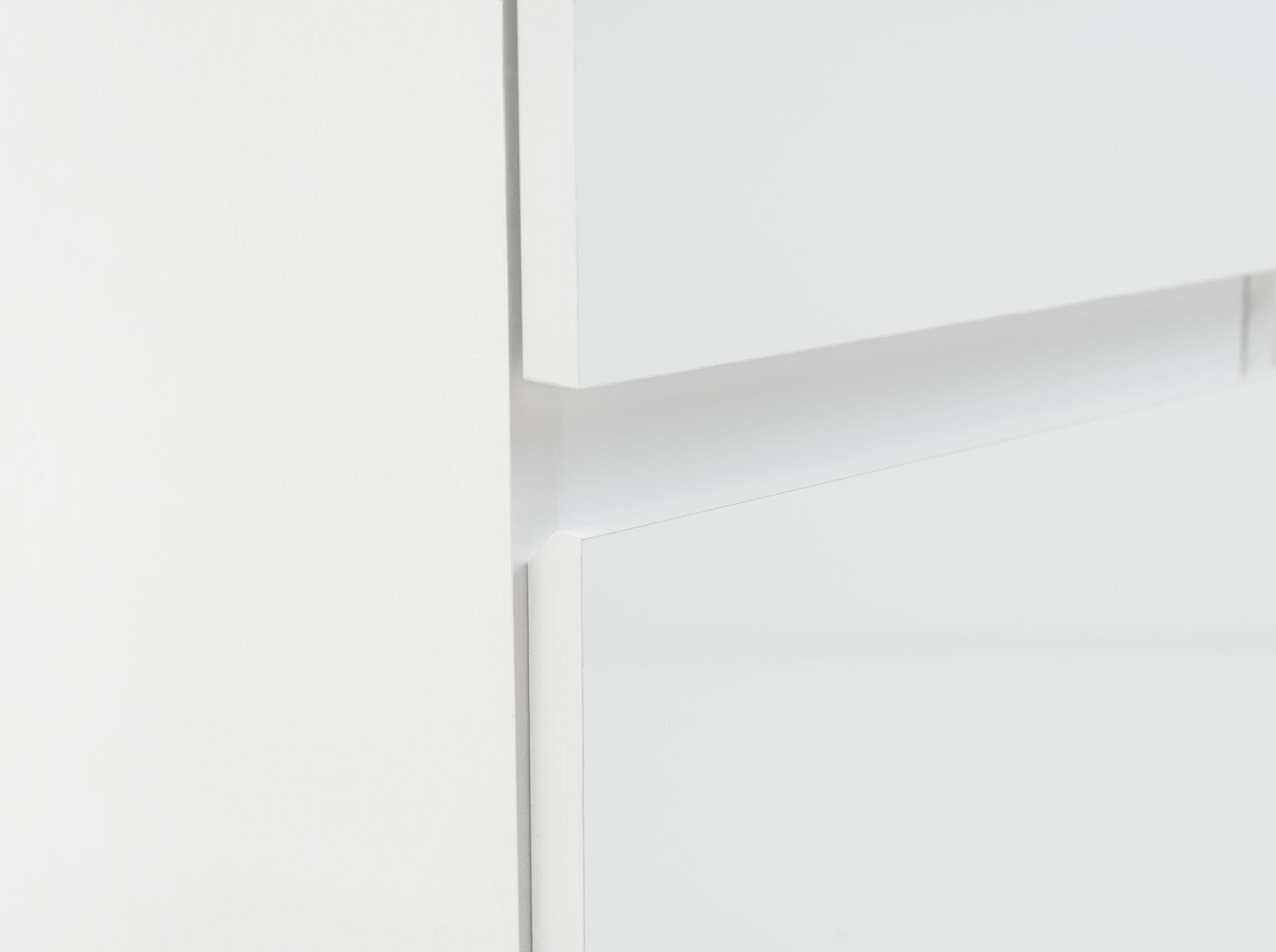 Jenson Double Pedestal Dressing Table-Matte White (B GRADE)