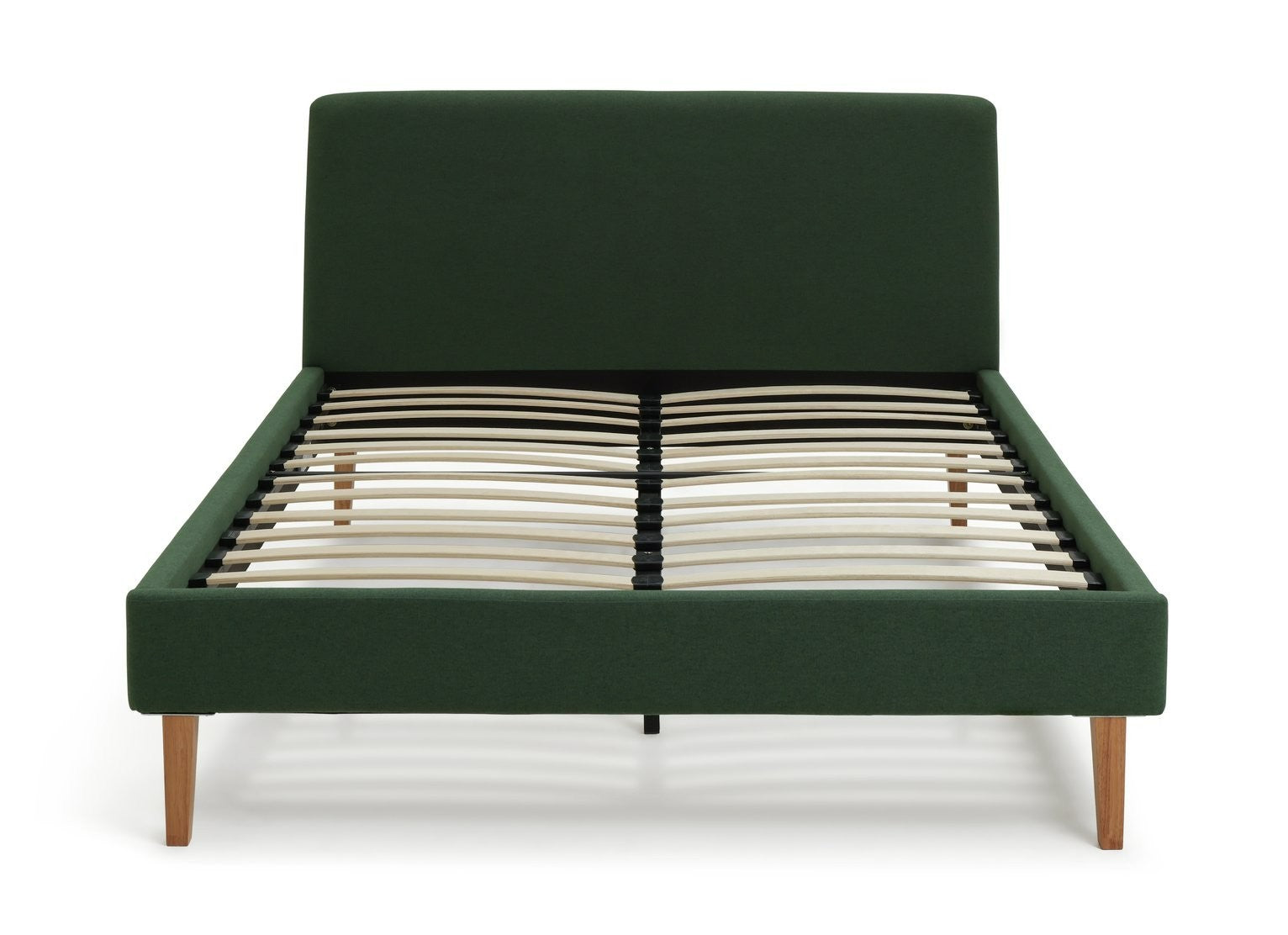 Ren Double Fabric Bed Frame - Moss Green | Modern Bedroom Style