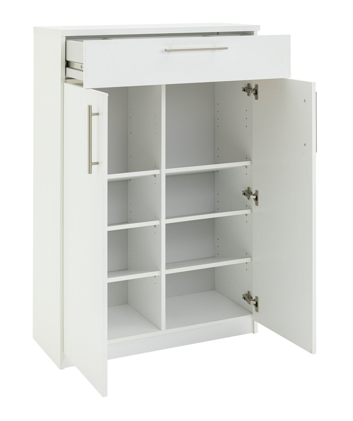 Brisbane 2 Door Shoe Storage Cabinet - White