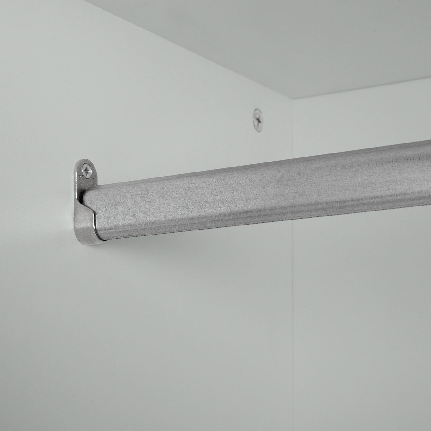 Home Brisbane 3 Door 3 Drawer Wardrobe – Grey | Sleek Neutral Aesthetic