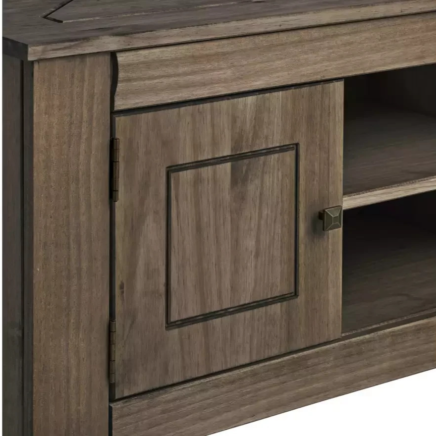 Home Amersham Corner TV Unit Dark Pine | Living Room Entertainment Cabinet