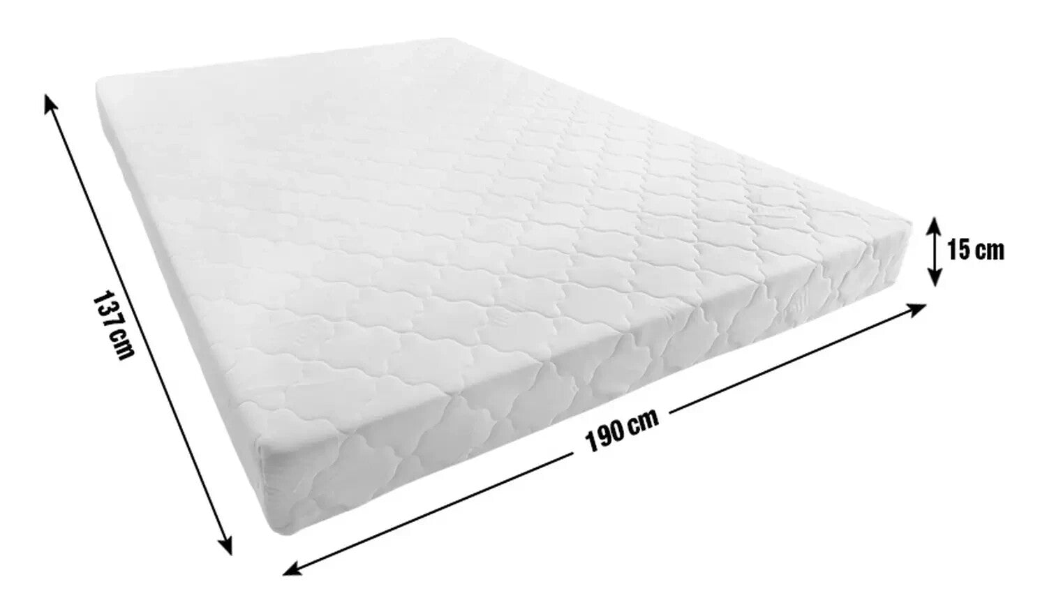 Collect & Go Memory Foam Rolled Double Mattress
