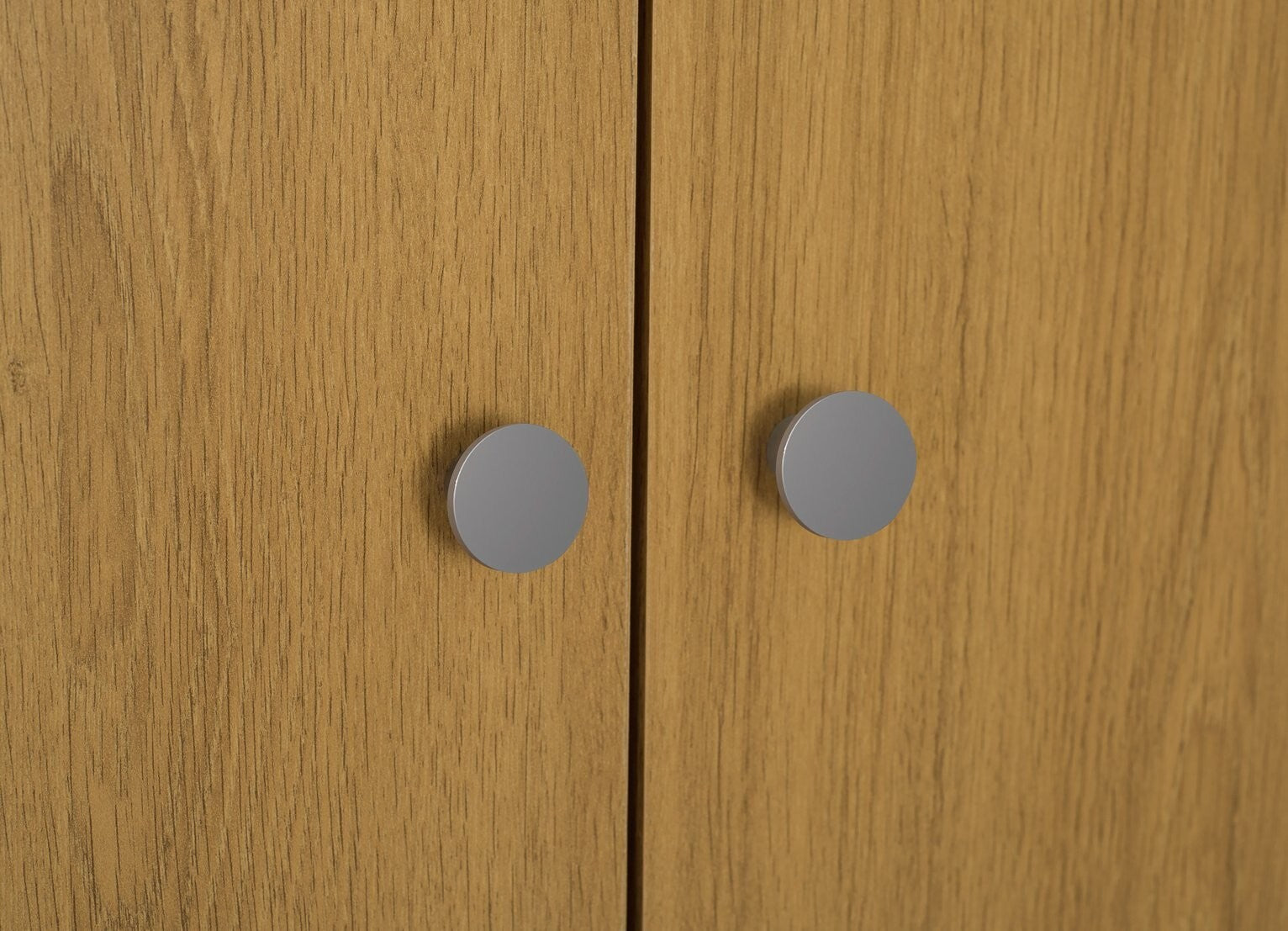 Seville 2 Door Open Shelf Wardrobe - Oak Effect ( B Grade 32586 )