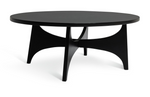 Habitat Mid Century Round Coffee Table - Black