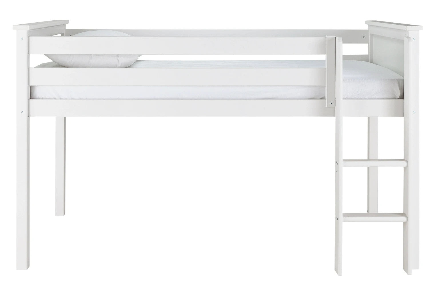 Brooklyn Midsleeper Bed Frame-White | Midsleeper bed frame white