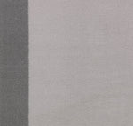 Home Plain Border Grey Cut Pile Rug - 230x160cm