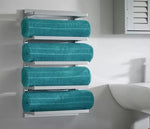 Lloyd Pascal 5 Tier Wall Mounted Towel Rack - Chrome