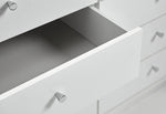 Home Malibu 8 Drawer Chest - White | White clothes storage unit