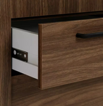 Oldham 2 Door 3 Drawer Wardrobe - Walnut ( B Grade )