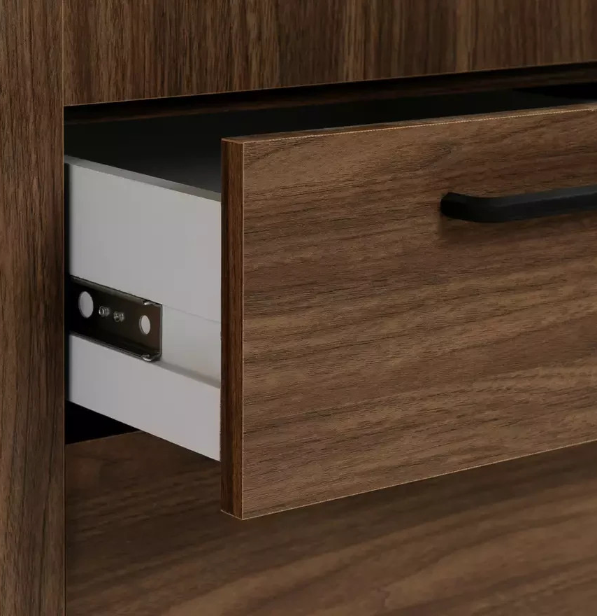 Oldham 2 Door 3 Drawer Wardrobe - Walnut ( B Grade )