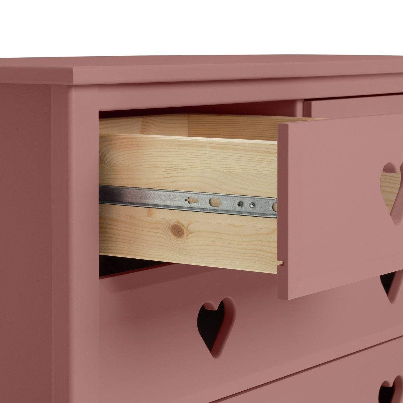Home Kids Mia 6 Drawer Chest - Pink | kids bedroom storage