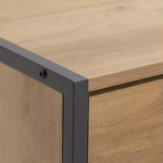 Home Loft Living 2 Drawer Swivel Office Desk Oak | Home Office
