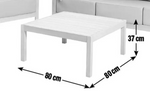 Koral Brown Coffee Table – Perfect for Indoor & Outdoor Use