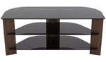 AVF Wood Effect Up to 55 Inch TV Corner Stand Black | Entertainment Furniture