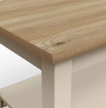 Winchester Coffee Table - Cream | Modern Living Room Table with Storage Shelf