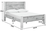 Habitat Fairfield Kingsize Wooden Bed Frame - Pine
