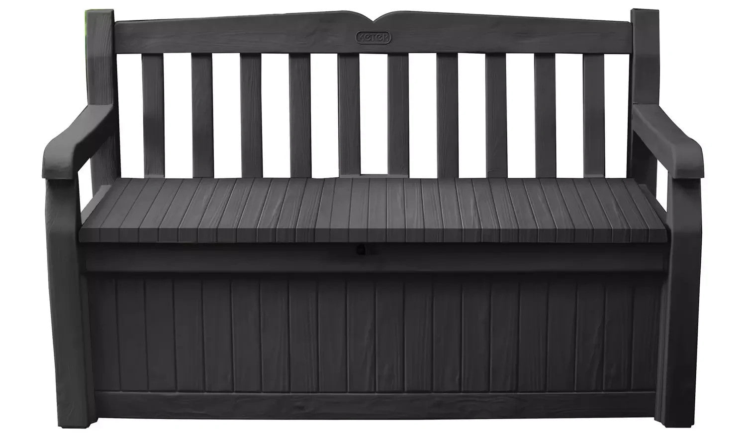 Keter Eden Bench 265L Outdoor Garden Storage Box - Grey