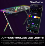 X Rocker Arteon RGB Esports Gaming Desk Black | App Controlled LED Computer Desk