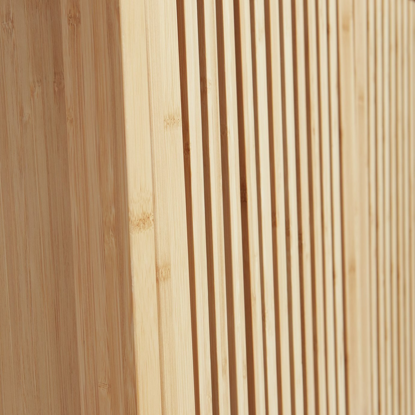 Eave 2 Door Bamboo Cabinet - Natural | Multi-purpose storage cabinet