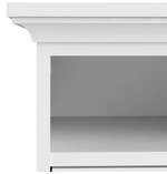 Tvilum Paris 2 Drawer Bedside Table - White ( B grade 33235 )