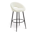 Habitat Hermione Boucle Bar Stool - Cream