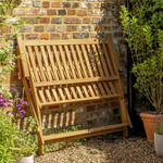 Newbury 2 Seater Folding Wooden Garden Bench