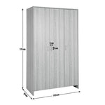 Home Seville 3 Door Wardrobe - Anthracite (B Grade 1092.)