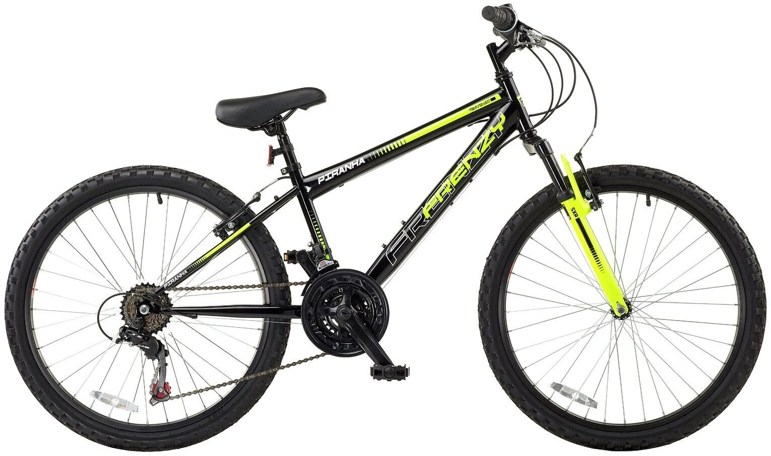 Piranha Frenzy 24 Inch Wheel Size Boys Mountain Bike