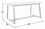 Nomad Extending 6 - 8 Seater Dining Table - Natural | Modern Kitchen Interior