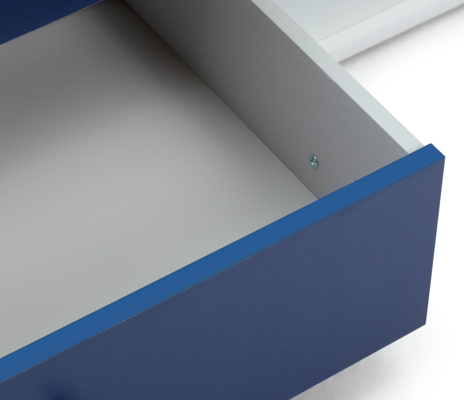 Malibu Storage Cabin Bed - Blue & White | Compact kids bed with underbed storage