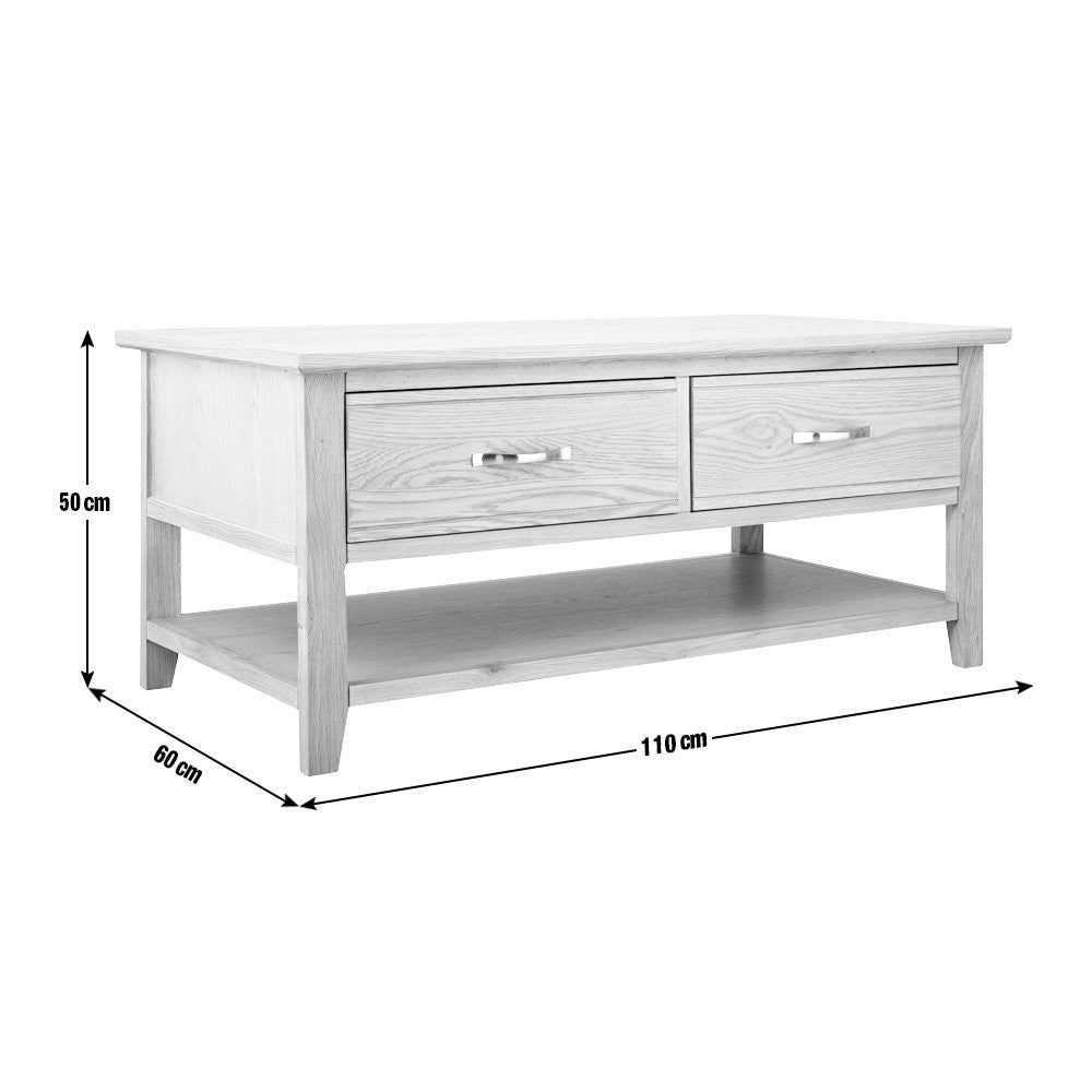 Home Islington Oak Veneer Coffee Table - Natural | Harmonious Room Styling