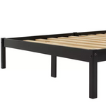 Kaycie Small Double Wooden Bed Frame - Black