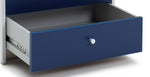 Malibu Storage Cabin Bed - Blue & White | Compact kids bed with underbed storage