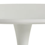 Tulip 4 Seater Round Dining Table - White | Round Kitchen Dining Room
