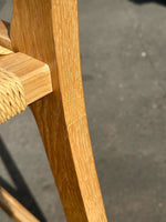 Habitat Faro Pair of Woven Oak Bar Stools - Natural ( S )