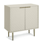 Habitat Oti 2 Door Sideboard Champagne | Modern Storage Cabinet Minimalist Home