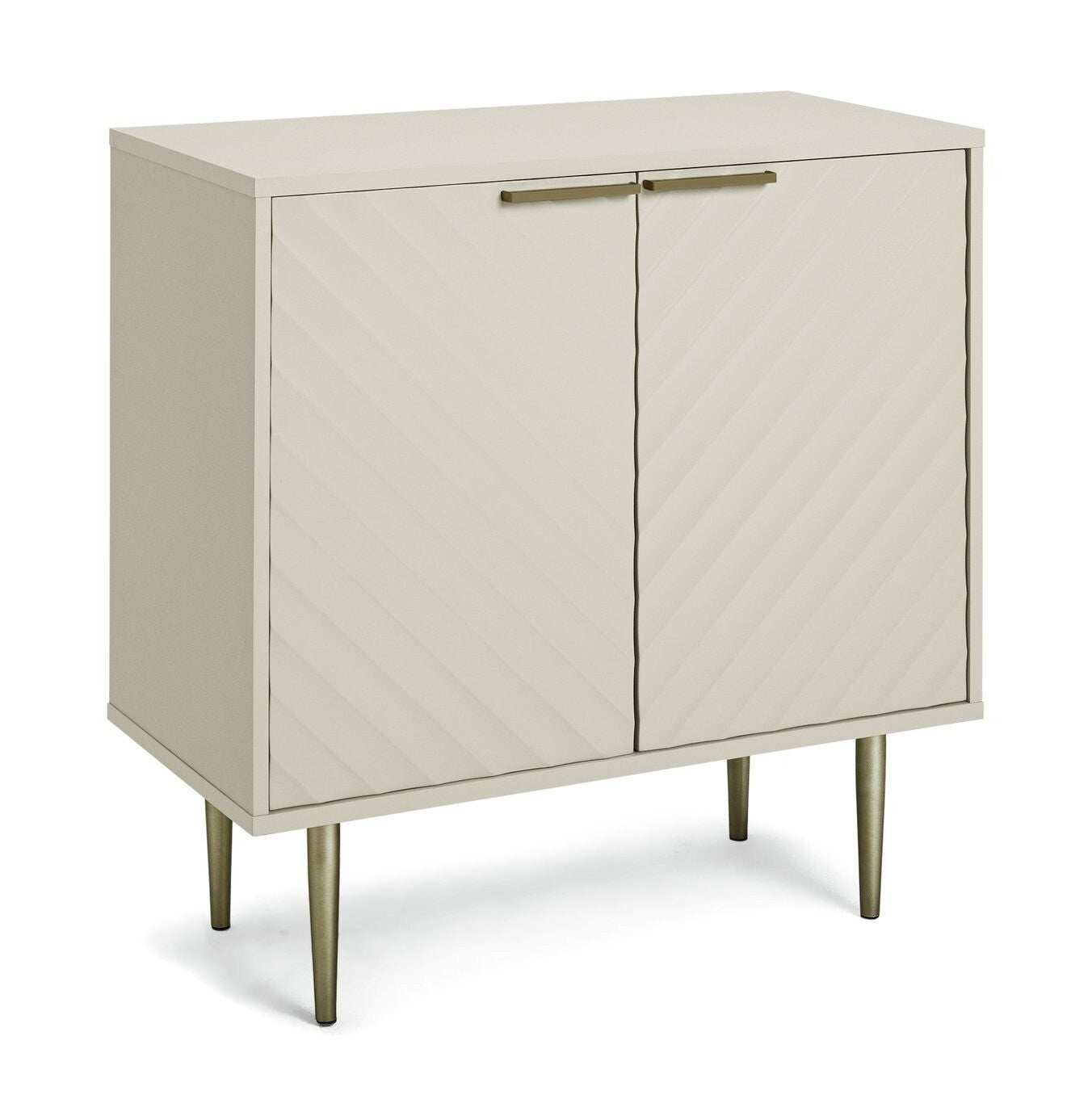 Habitat Oti 2 Door Sideboard Champagne | Modern Storage Cabinet Minimalist Home