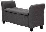 GFW Verona Window Fabric Seat - Charcoal