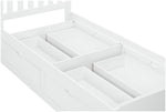 Birlea Appleby Single Wood Effect Bed Frame - White