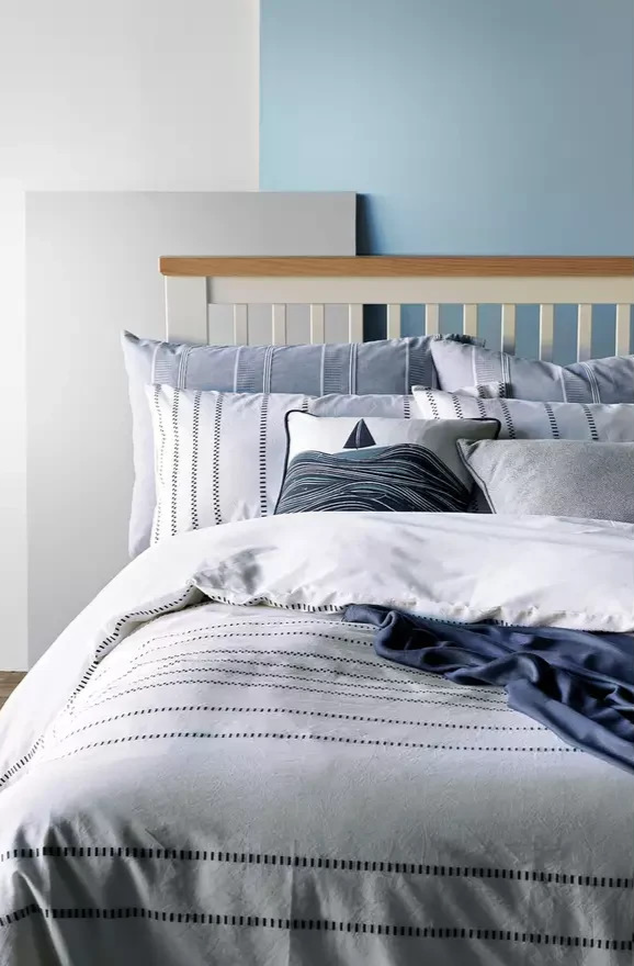 Home Aubrey Double Wooden Bed Frame - Two Tone (B Grade)