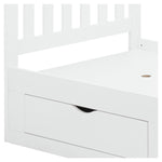 Birlea Appleby Single Wood Effect Bed Frame - White