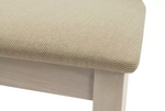 Kendal Wooden Extending Dining Table 2 Chairs Oak White Wash Effect for Kitchen