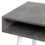 Habitat Concrete Style Office Desk - Grey | Sturdy Workstation for Home Office